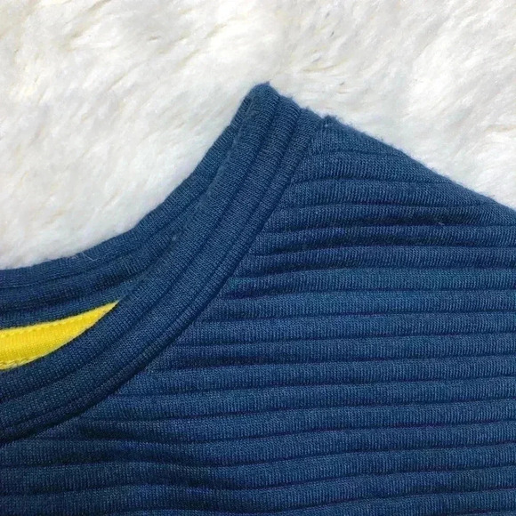 Wonder Nation Shirt Long Sleeved Ridged  Blue & Green Size 3T - Picture 7 of 16